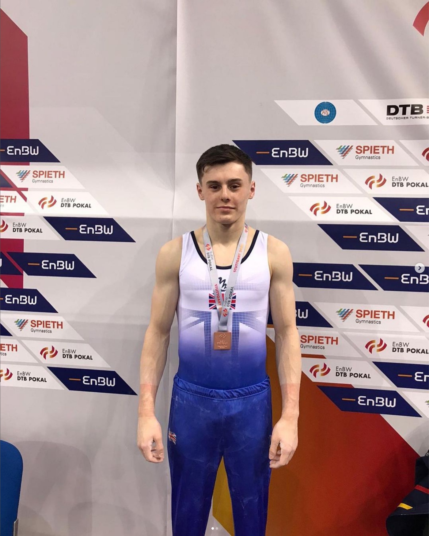 Jack Stanley - Bronze medal Rings at the DTB POKAL Cup in Stuttgard in March 2022