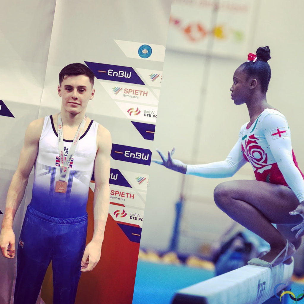 train with elite gymnastss - Shanna-Kae and Jack