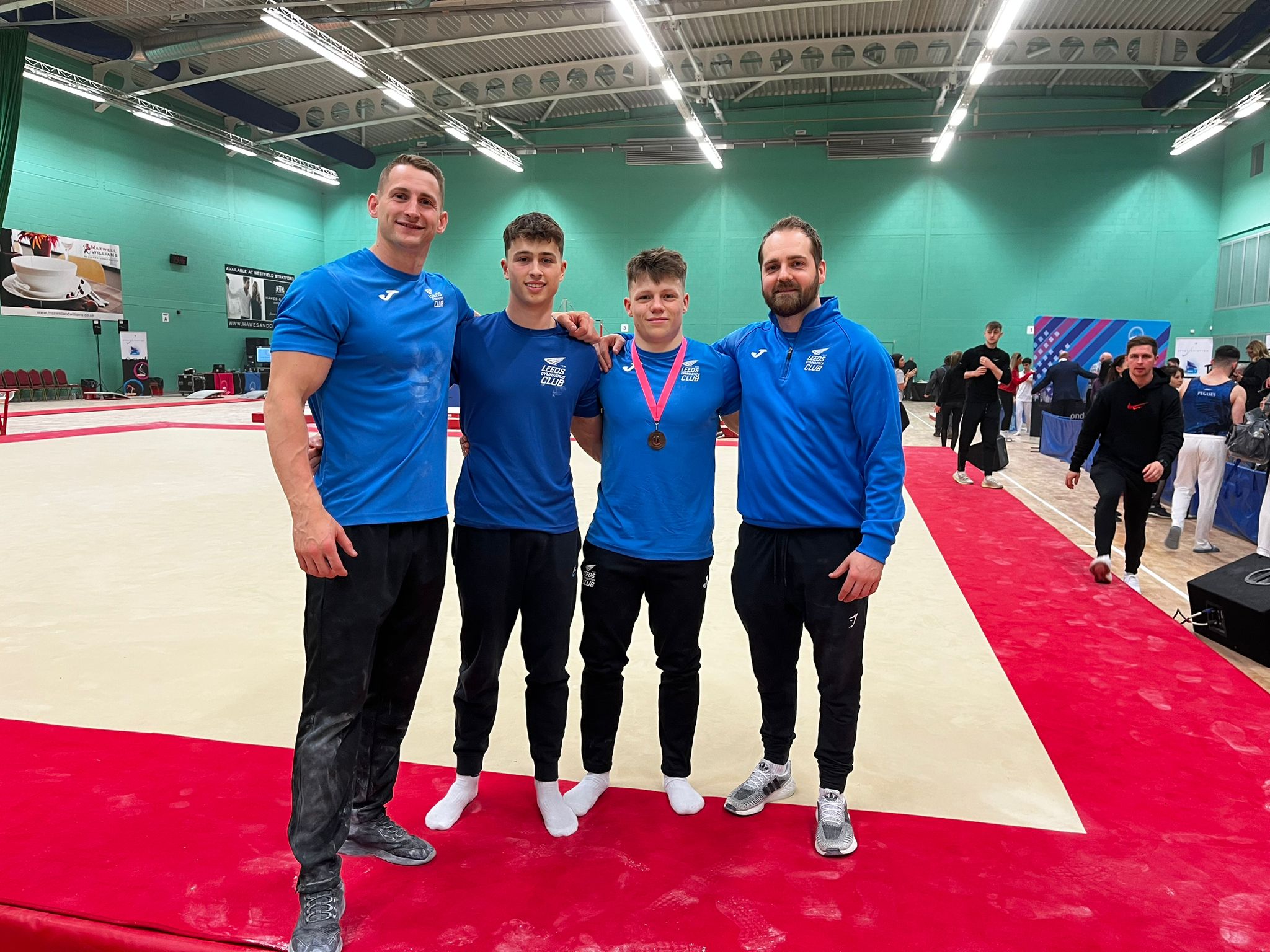 Leeds Gymnasts Jake Johnson and Henry Lewis at the London Open 2023